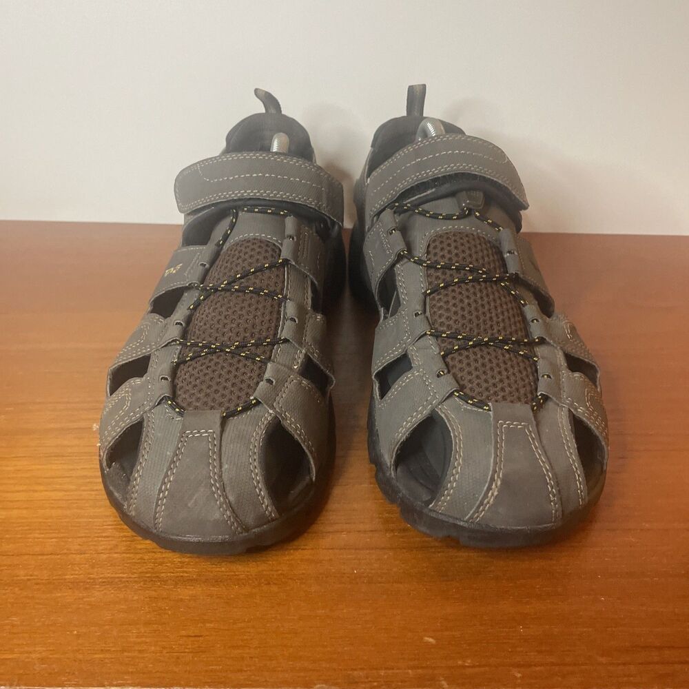 TEVA Men’s Forebay Sandals Shoes Size 11 w/  Shoc Pad Turkish Coffee Brown - Picture 3 of 11